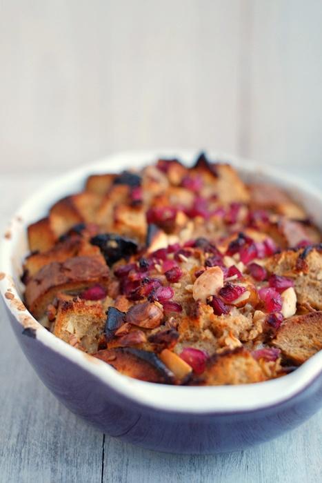 Rezeptbild: Winterlicher Brotauflauf