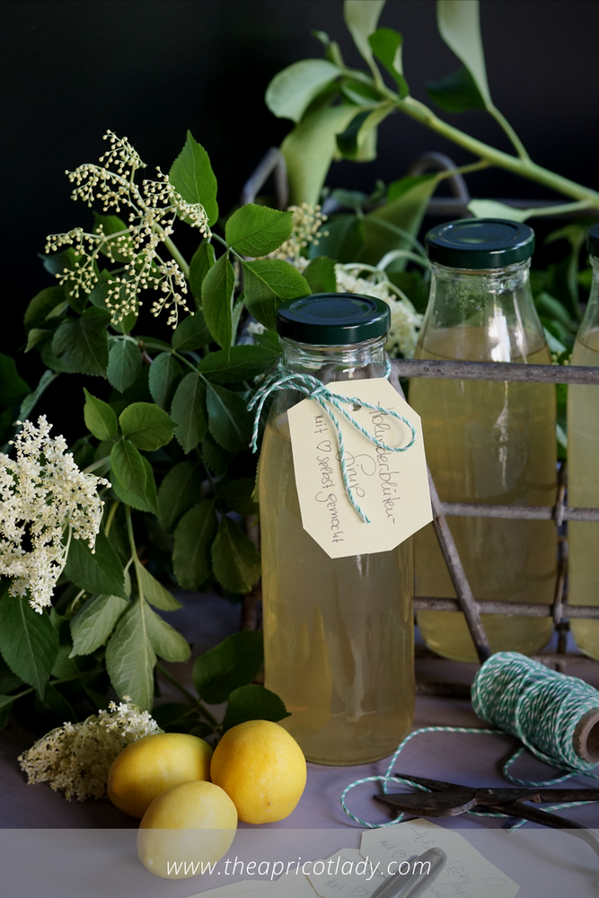 Rezeptbild: Holunderblütensirup