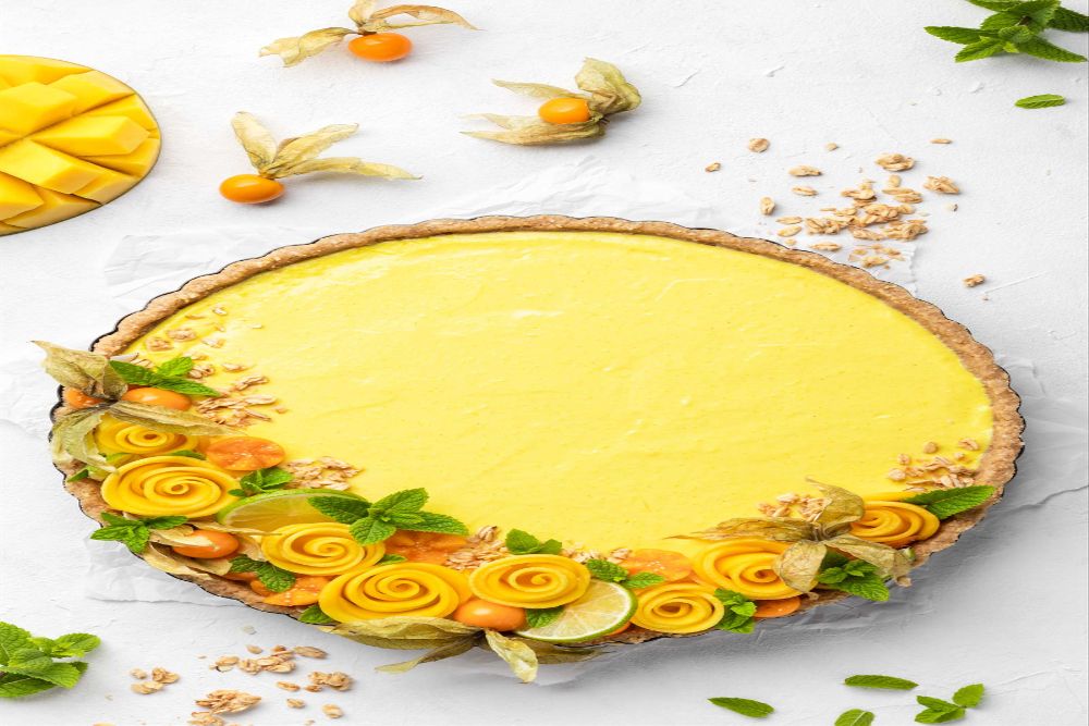 Rezeptbild: No Bake Mango Tarte