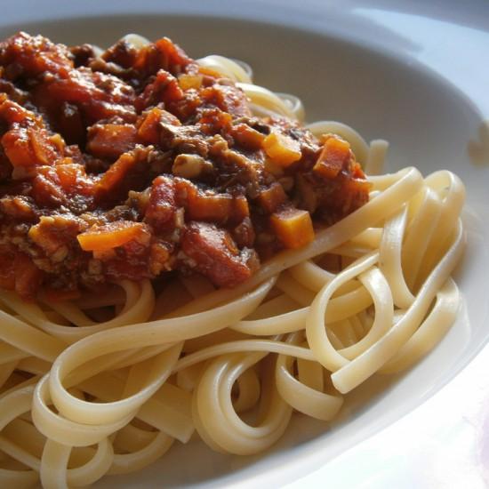 Rezeptbild: Pilzbolognese