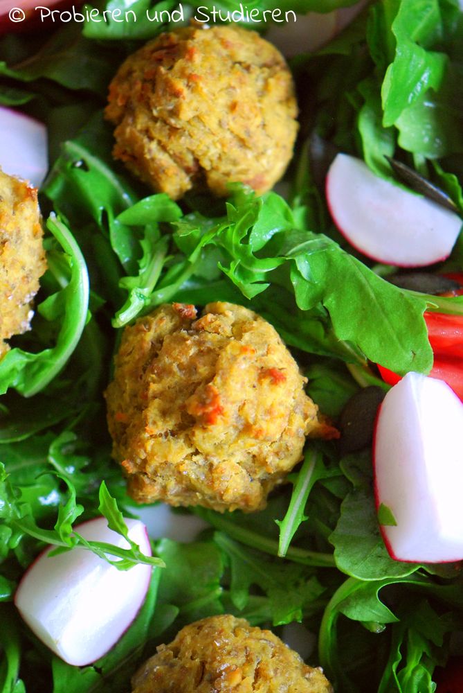 Rezeptbild: Rote Linsen Falafel