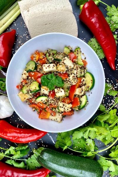Rezeptbild: Asiatische Quinoa-Pfanne