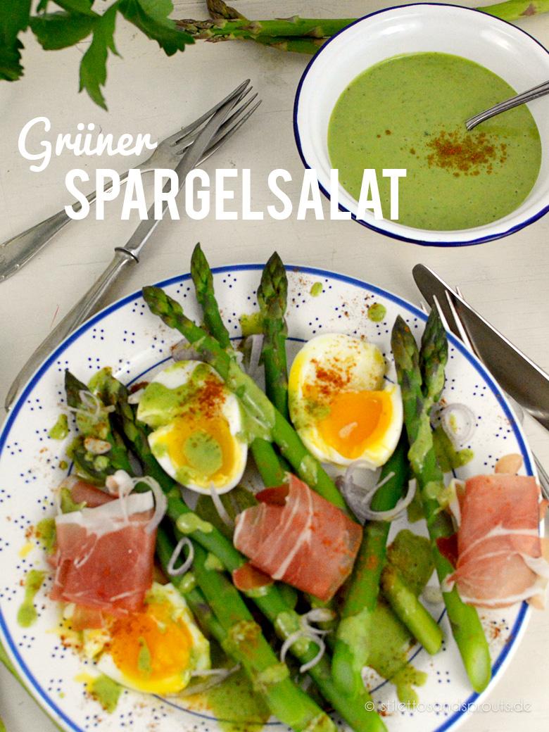 Rezeptbild: Grüner Spargelsalat