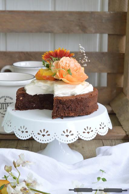 Rezeptbild: Schokoladen Walnuss Torte