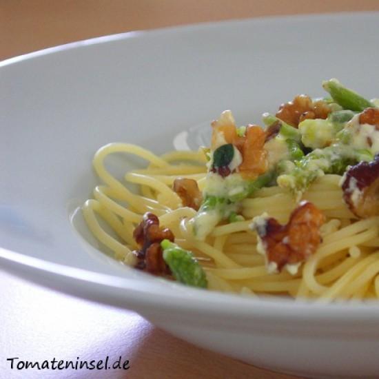 Rezeptbild: Spaghetti mit Wildspargel