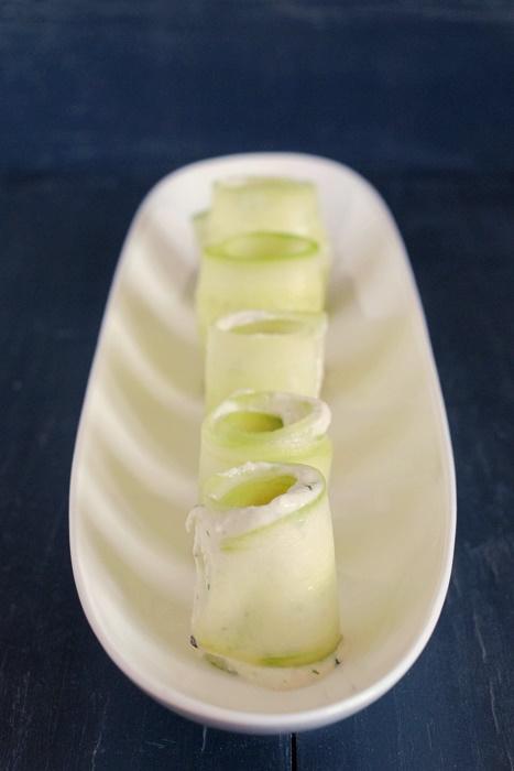 Rezeptbild: Gurkenröllchen