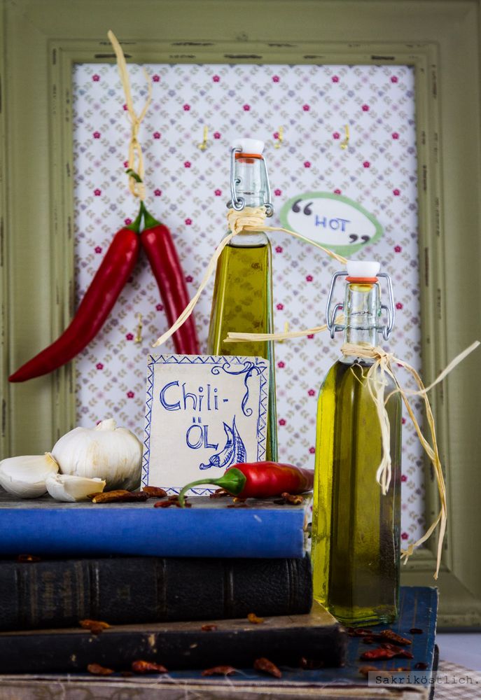 Rezeptbild: Knoblauch-Chiliöl