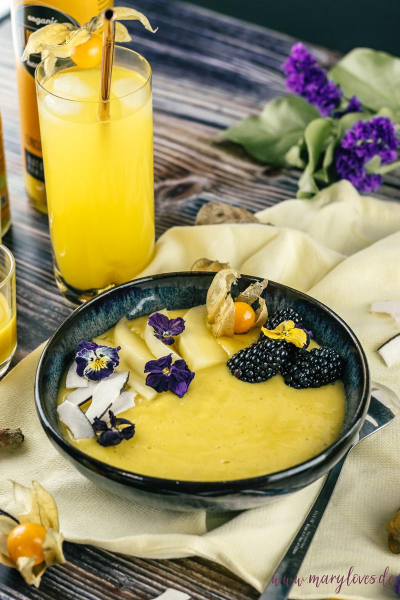 Rezeptbild: Mango-Kurkuma-Smoothie-Bowl