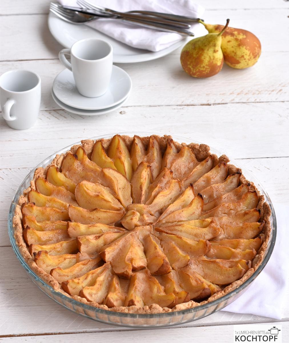 Rezeptbild: Birnenwähe mit Birnenmus Birnenwähe mit Birnenmus