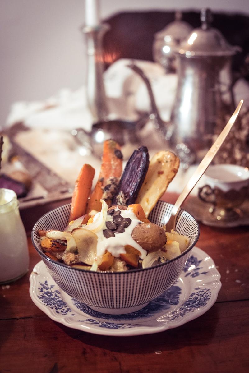 Rezeptbild: Winterliche Ofengemüse-Bowl
