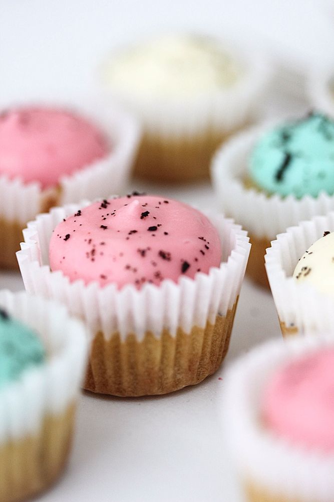 Rezeptbild: Vanilla-Mini-Cupcakes