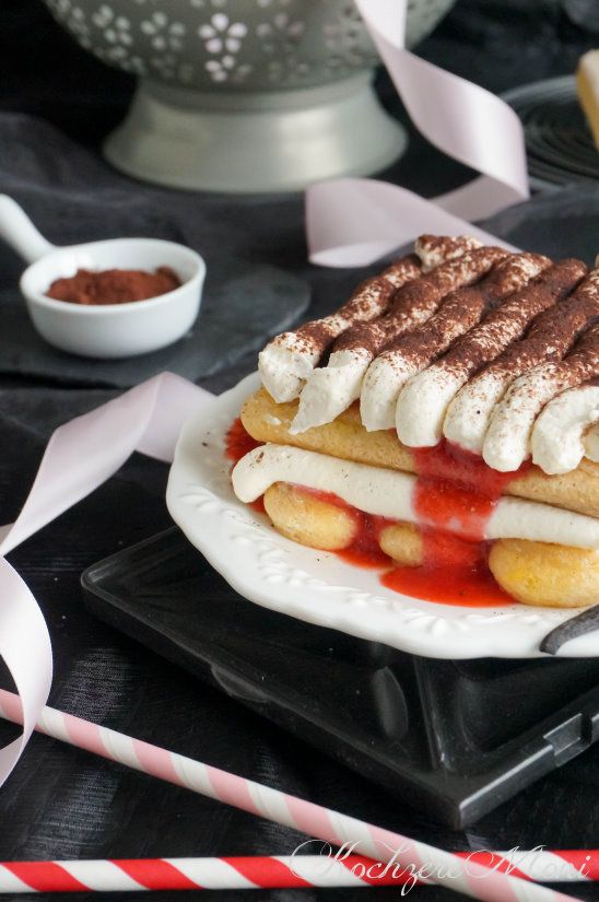 Rezeptbild: Erdbeer Vanille Tiramisu