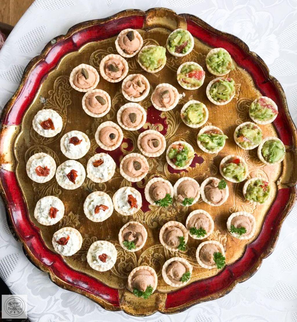 Rezeptbild: Fingerfood Körbchen mit verschiedenen Füllungen