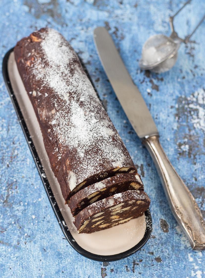 Rezeptbild: Butterkeks-Salami