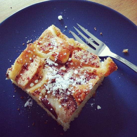 Rezeptbild: Apfel-Birnen-Blechkuchen