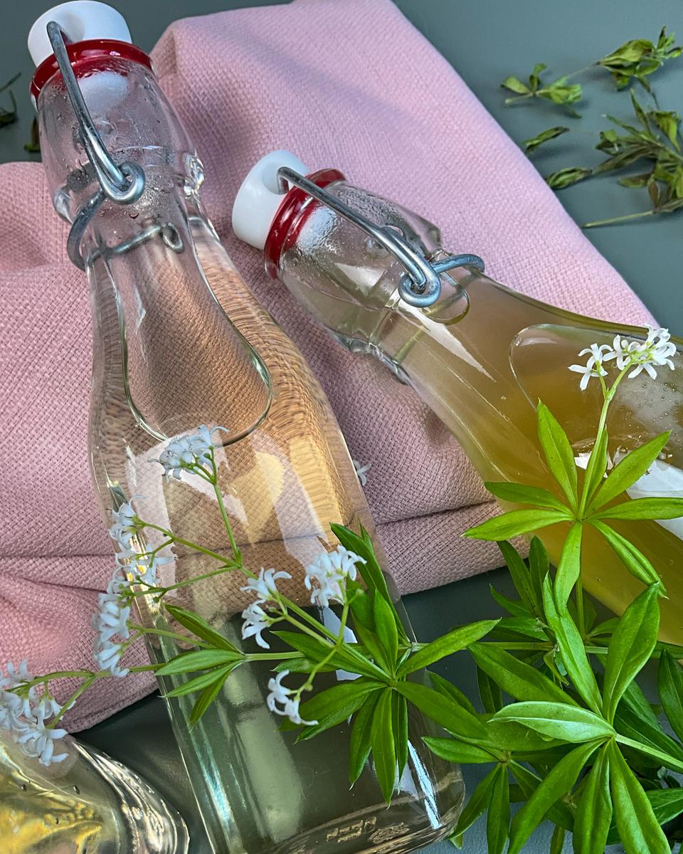 Rezeptbild: Low carb Waldmeister Sirup ohne Zucker