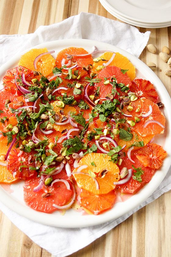 Rezeptbild: Orangensalat mit Pistazien