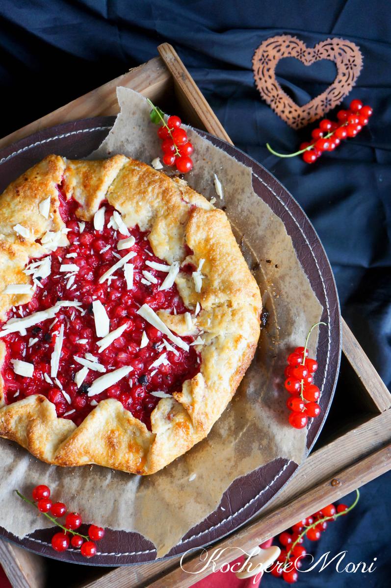 Rezeptbild: Rote Johannisbeeren Galette