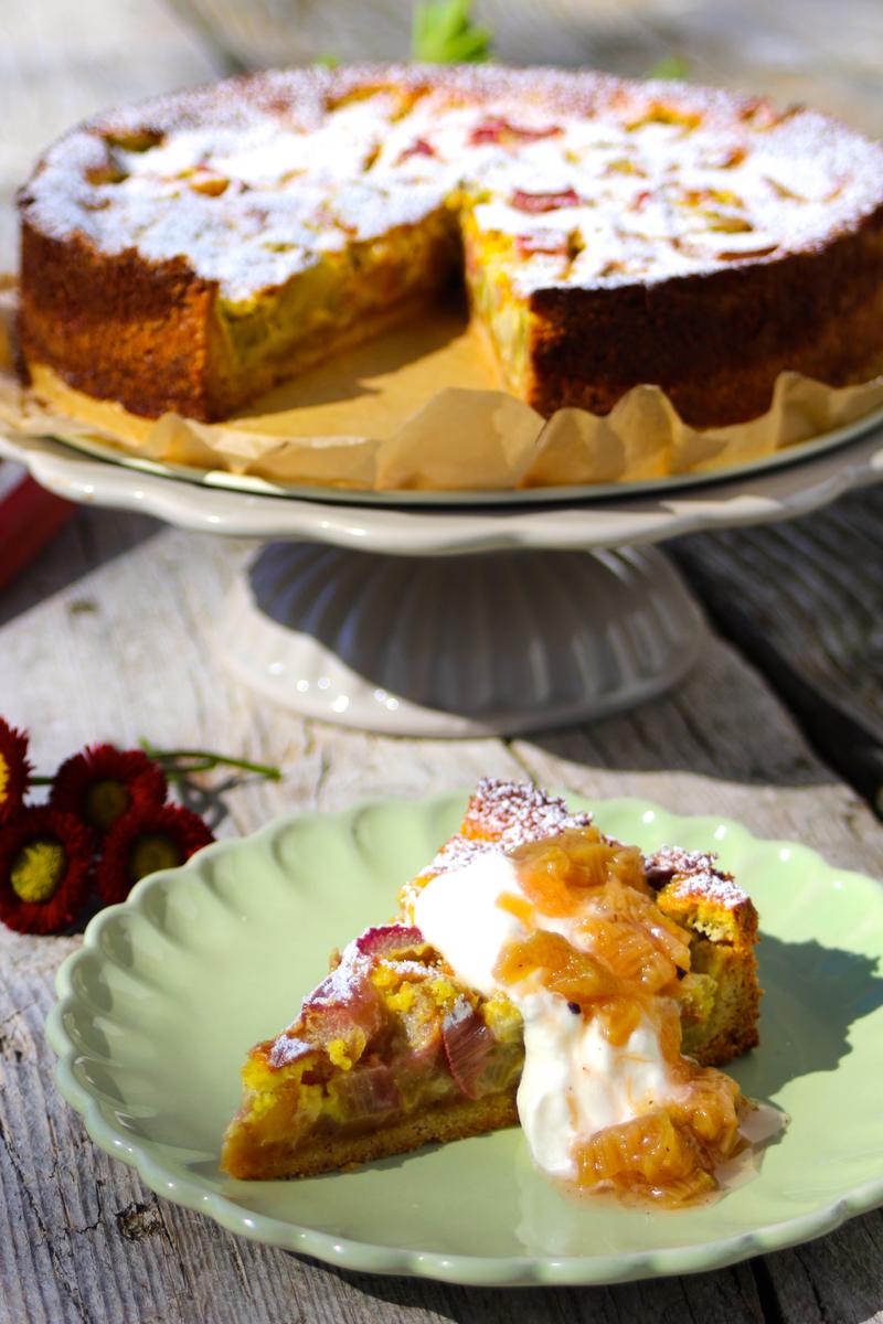 Rezeptbild: Rhabarberkuchen