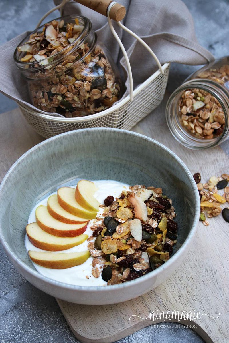 Rezeptbild: Selbst gemachtes Knuspermüsli