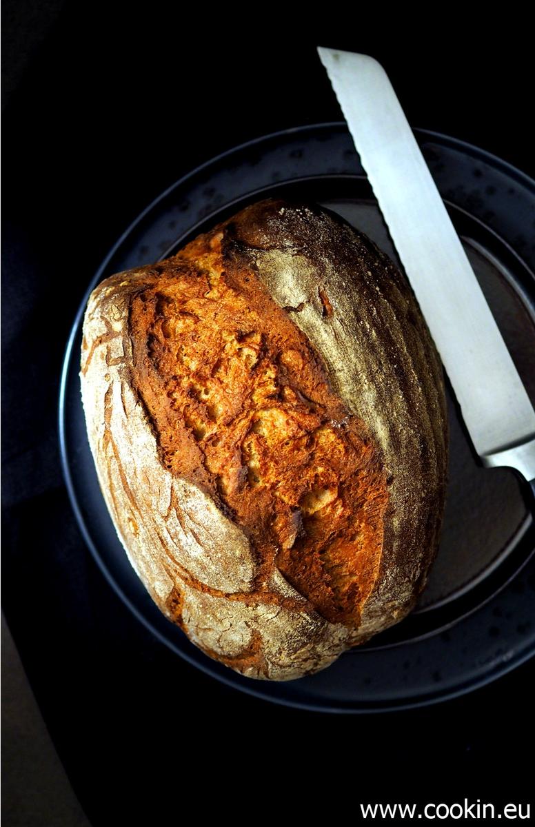 Rezeptbild: Pain de Méteil mit Sauerteig und Hefewasser