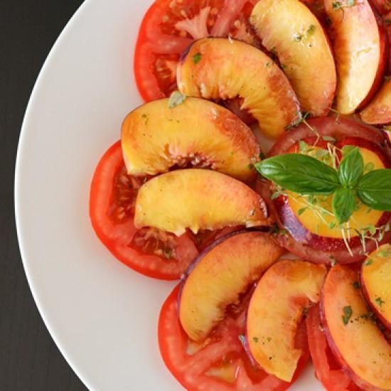 Rezeptbild: Tomaten-Nektarinen-Salat