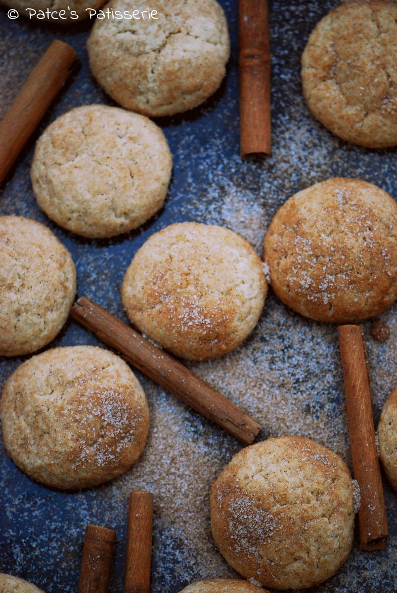 Rezeptbild: Snickerdoodles (Zimtkekse mit Dinkelmehl)