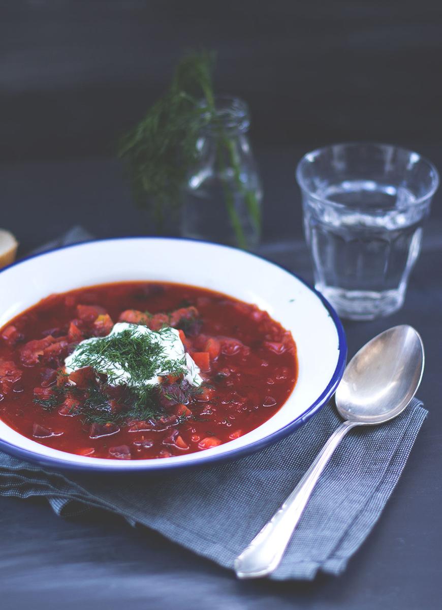 Rezeptbild: Vegetarischer Borschtsch