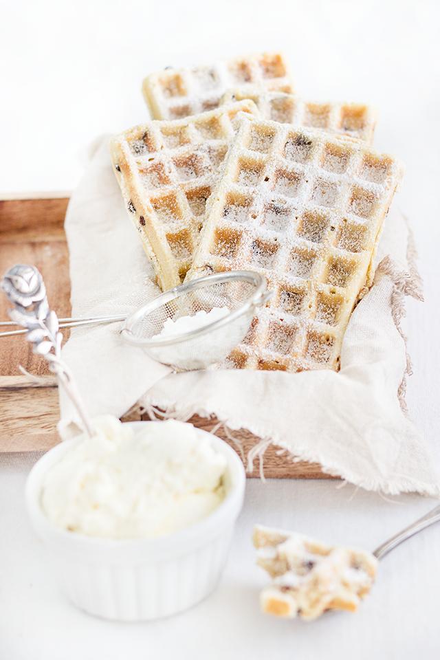 Rezeptbild: Schoko-Walnuss-Waffeln