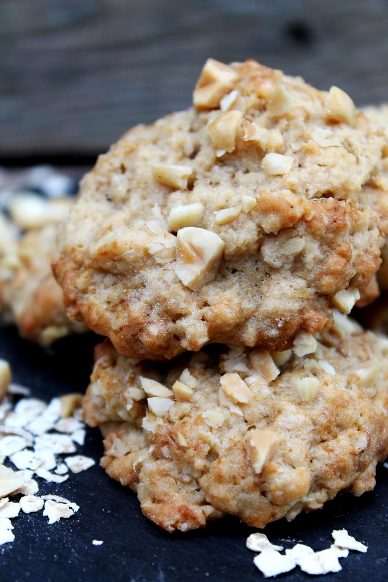Rezeptbild: Erdnuss-Bananen-Cookies