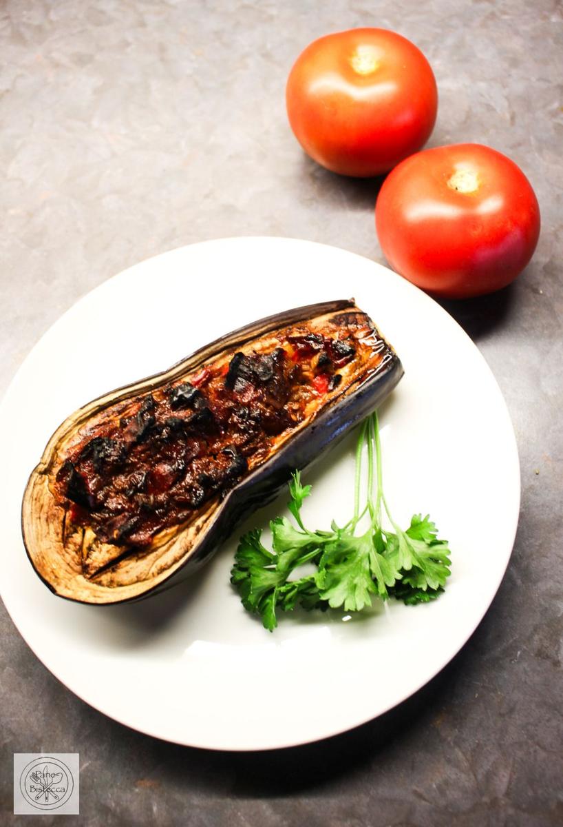 Rezeptbild: Imam Bayildi - Türkische gefüllte Auberginen