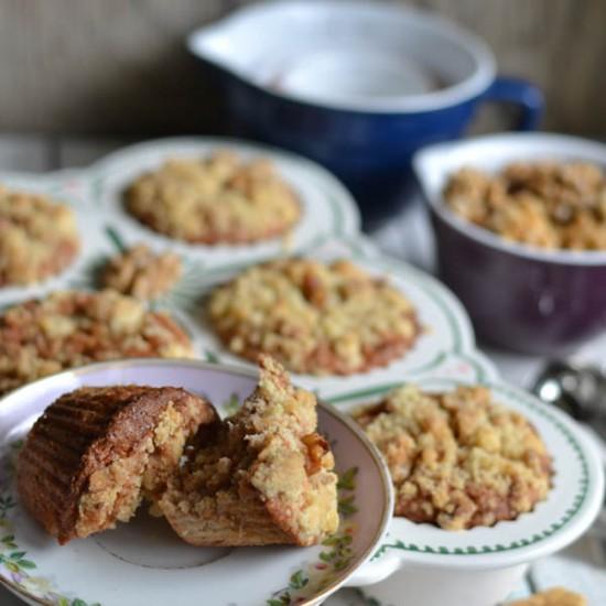 Rezeptbild: Walnuss Apfel Muffins