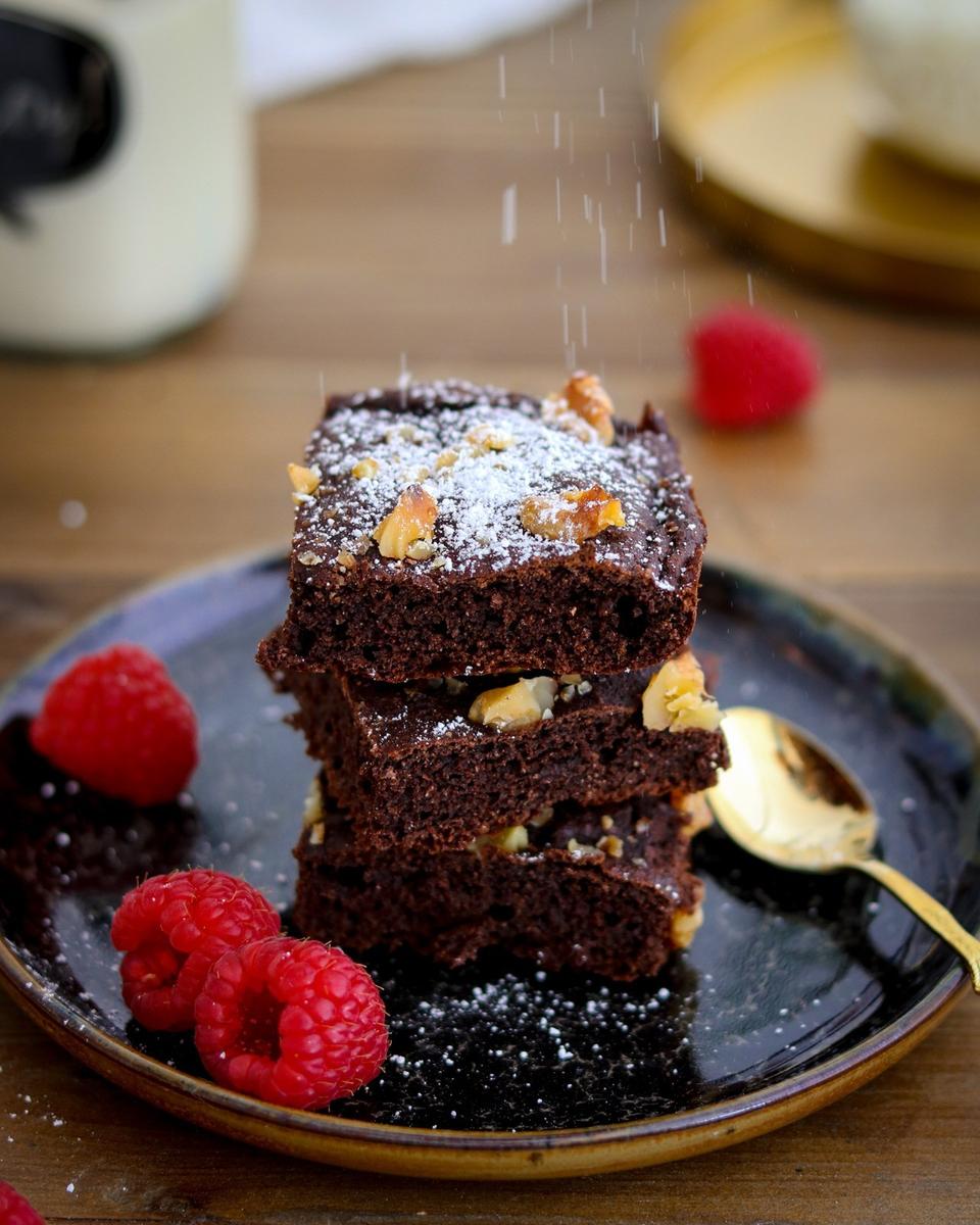Rezeptbild: Die besten gesunden Brownies | zuckerfrei & fettarm