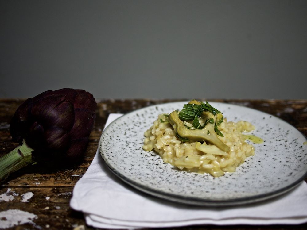 Rezeptbild: Artischocken-Risotto