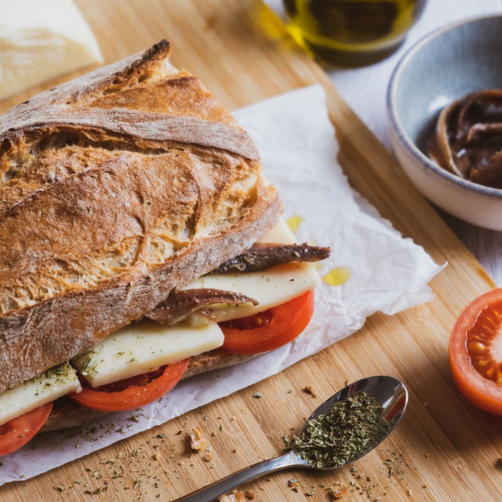 Rezeptbild: Pane cunzato - Sizilianisches Sandwich
