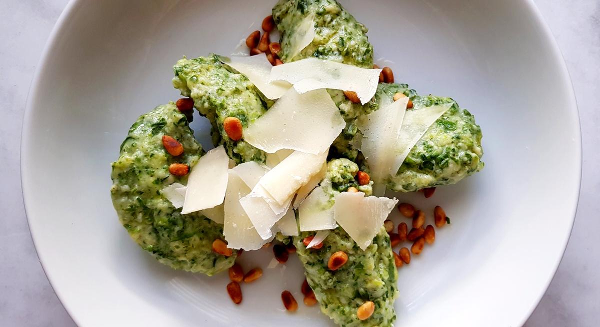 Rezeptbild: Malfatti, italienische Spinat-Klößchen