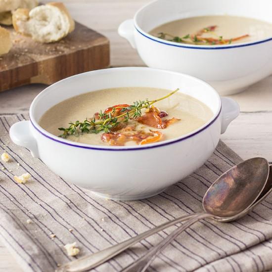 Rezeptbild: Maronensuppe mit Bacon