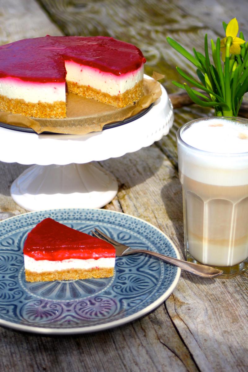 Rezeptbild: Himbeer-Joghurt-Cheesecake