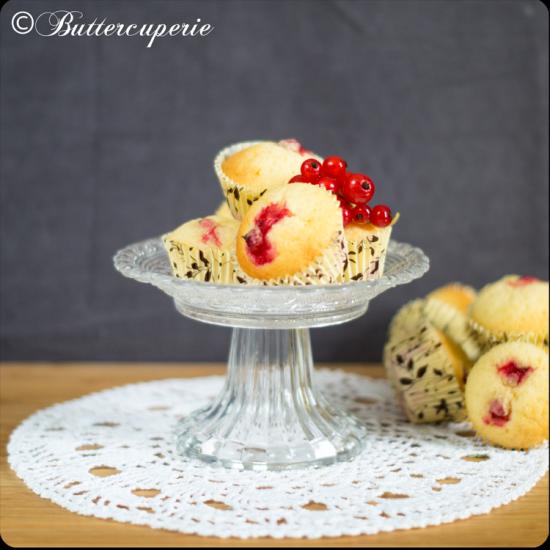 Rezeptbild: Mini-Johannisbeermuffins