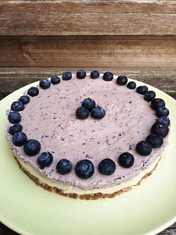 Rezeptbild: Blaubeerenkuchen glutenfrei und vegan