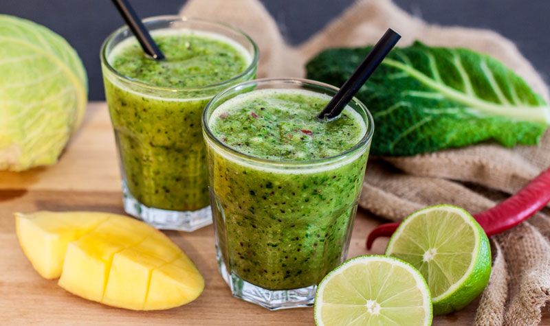 Rezeptbild: Hot-Green-Sour Smoothie