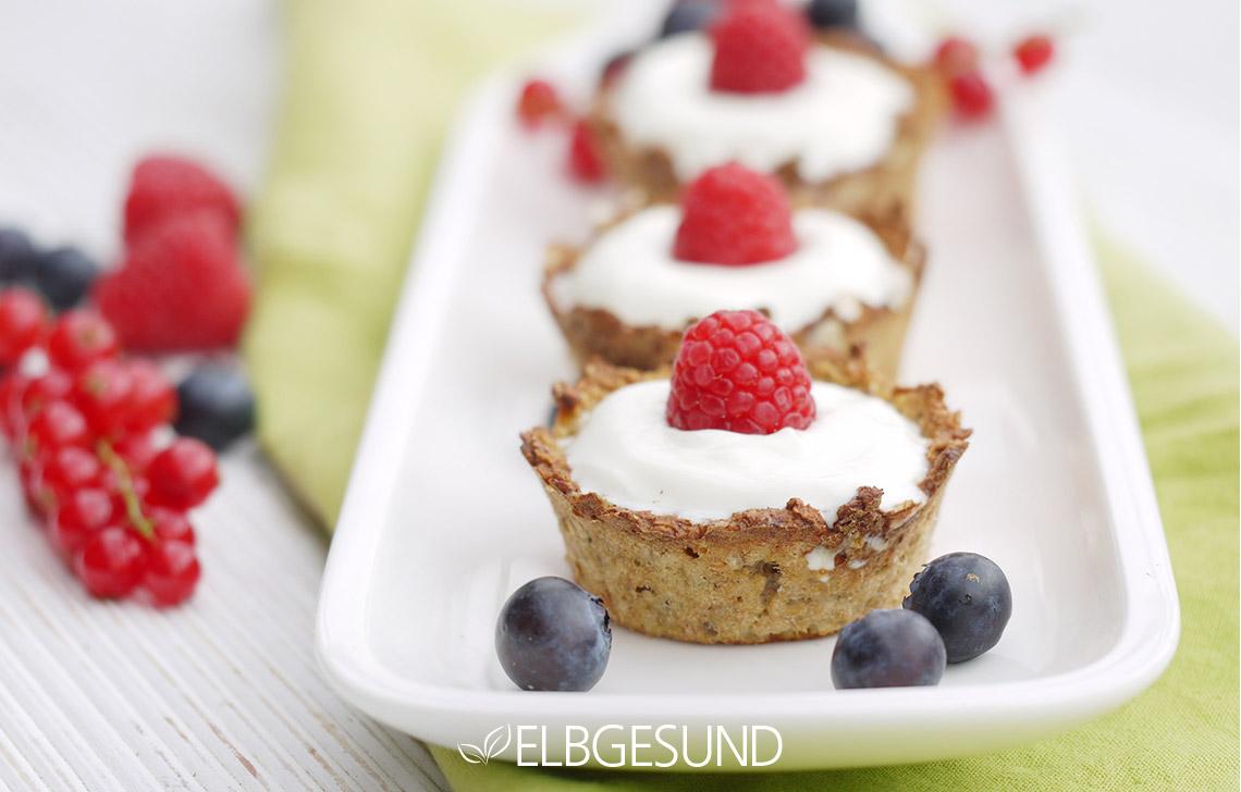 Rezeptbild: Knusprige Oat Cups – die leckere Alternative zur Müslischüssel