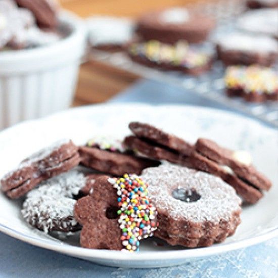 Rezeptbild: Rotweinplätzchen