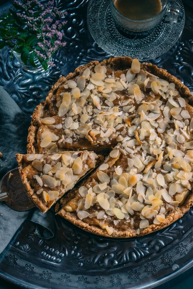 Rezeptbild: Apfelkuchen mit Mandeln und Tonkabohne