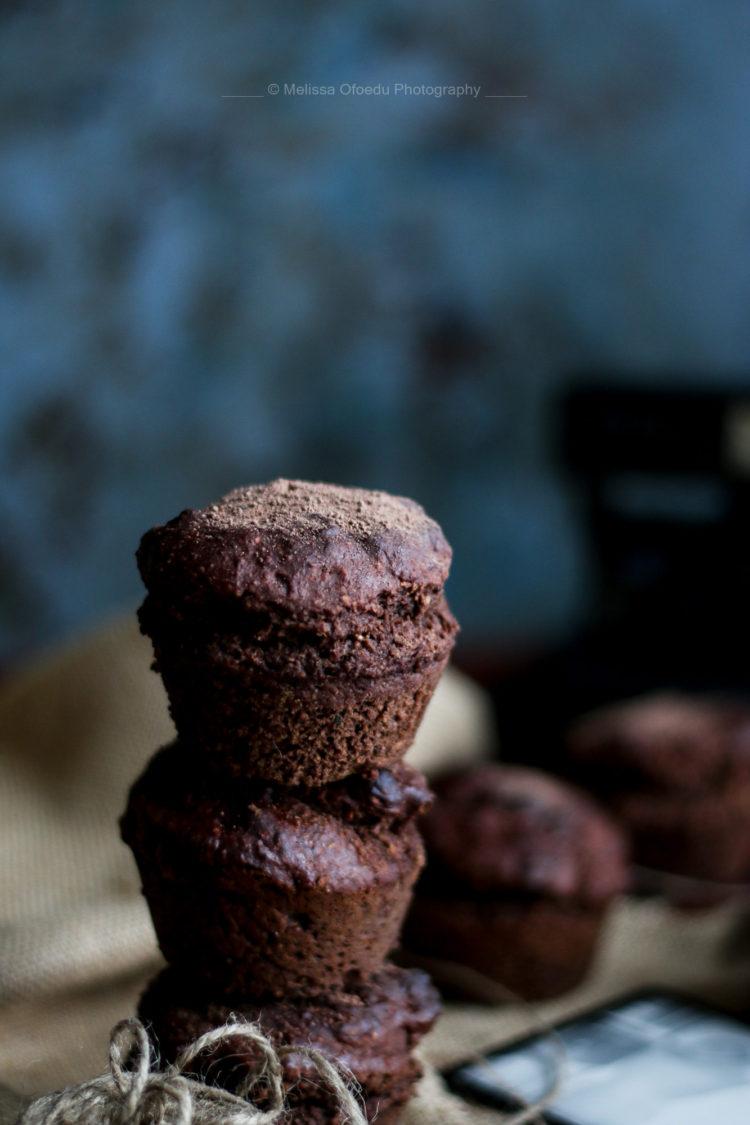 Rezeptbild: Schokoladen Bananenmuffin [Vegan + Glutenfrei]