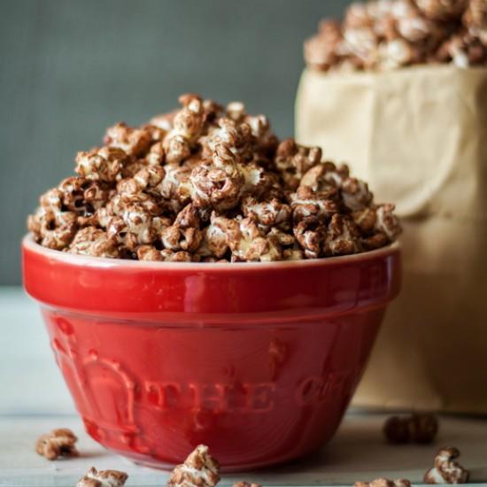 Rezeptbild: Schoko-Popcorn mit Fleur de Sel