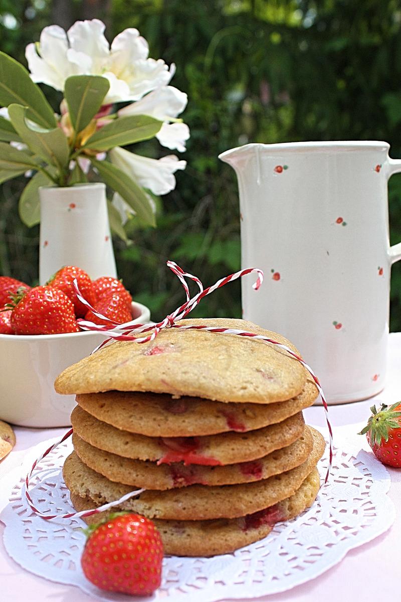 Rezeptbild: Erdbeer Cookies