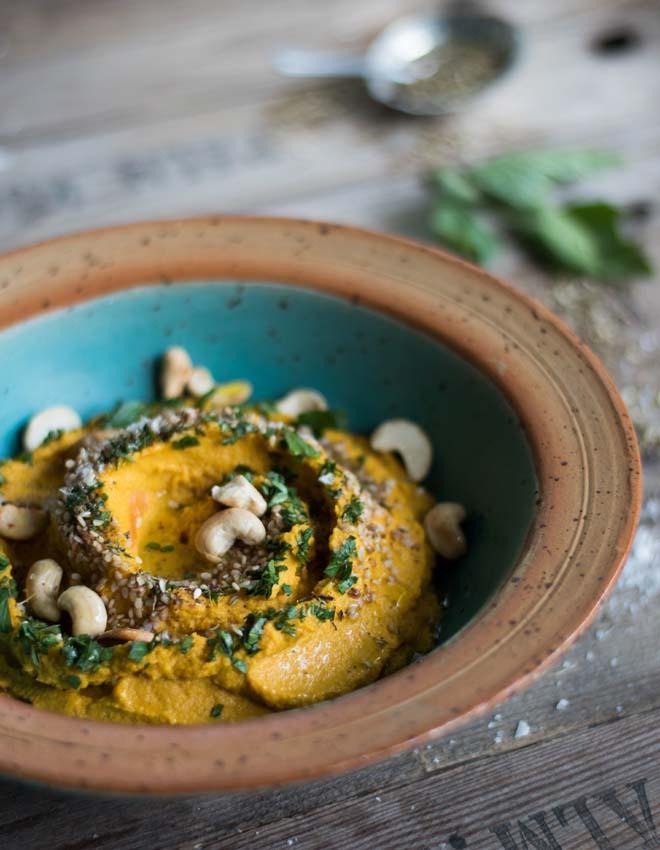 Rezeptbild: Möhren Hummus aus 1001 Nacht