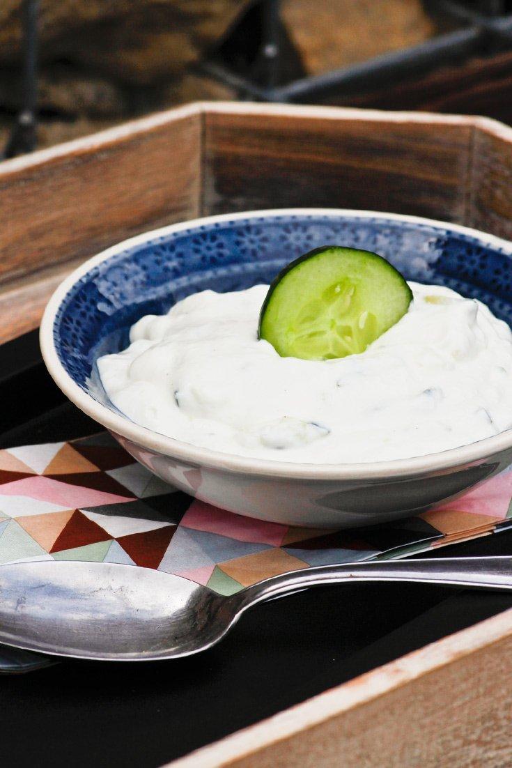 Rezeptbild: Tsatsiki Rezept mit griechischem Joghurt