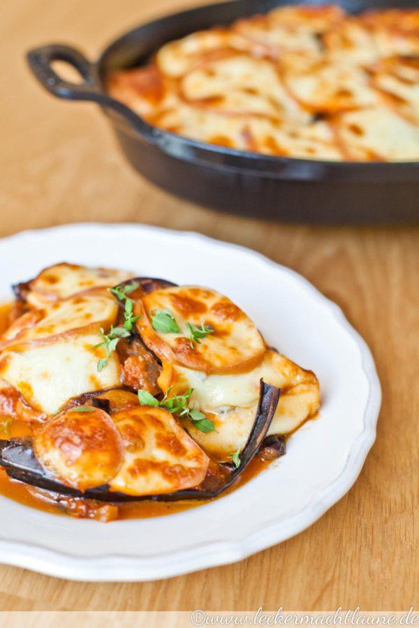 Rezeptbild: Auberginen-Auflauf